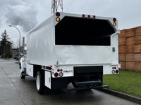 2013 Ford F-650 Superduty Supercab Chipper Dump Truck 5403hrs PTO Hydraulic Brakes Pintle Trailer Hi... (image 7)