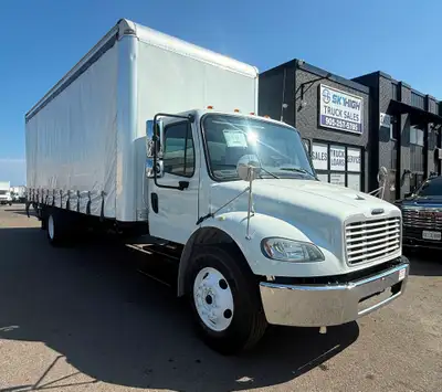 2019 Freightliner M2 26 Feet Curtain Side Box Automatic Transmission G License Hydraulic Brakes Roll...