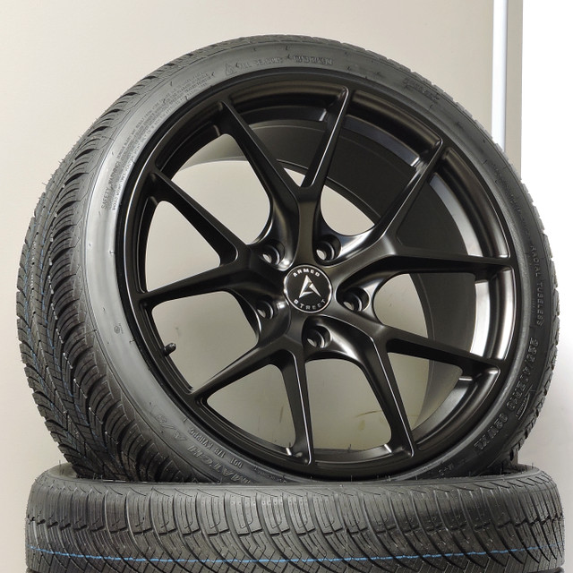 BRAND NEW! MATTE BLACK CONCAVE rims W/NEW TIRES!! ONLY $1250/SET in Tires & Rims in Grande Prairie - Image 4