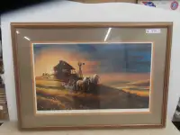 Framed Terry Redlin Print Limited Edition Signed For Amber Wave
