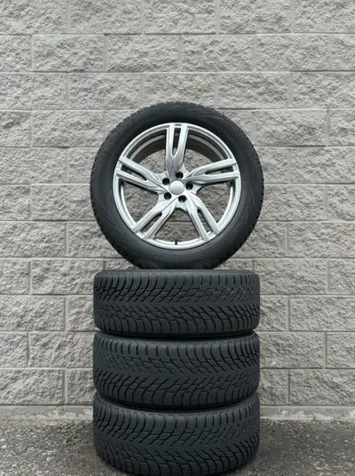 Winter / Snow Nokian Tyres Hakkapeliitta R3 SUV Studless 20 Tires And Replika R221 Silver 20 Inch Wh...