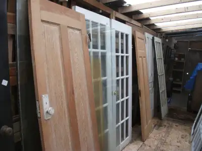 Old wooden doors, assorted sizes, 20.00 and up at Porkie's Antique Emporium 1540 hwy 62 Bloomfield 6...