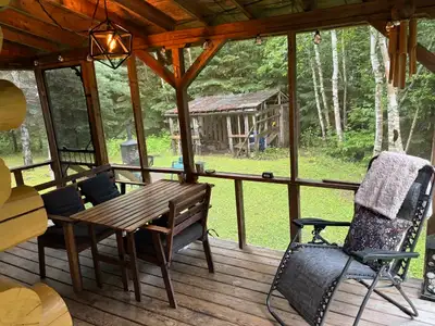 Chalet de bois rond a louer, View more