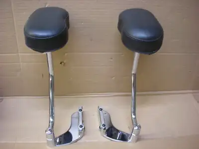 Big Bike/Show Chrome Passenger armrests Part # 52-926 fit 2018 /2019 Goldwing and Goldwing Tour mode...