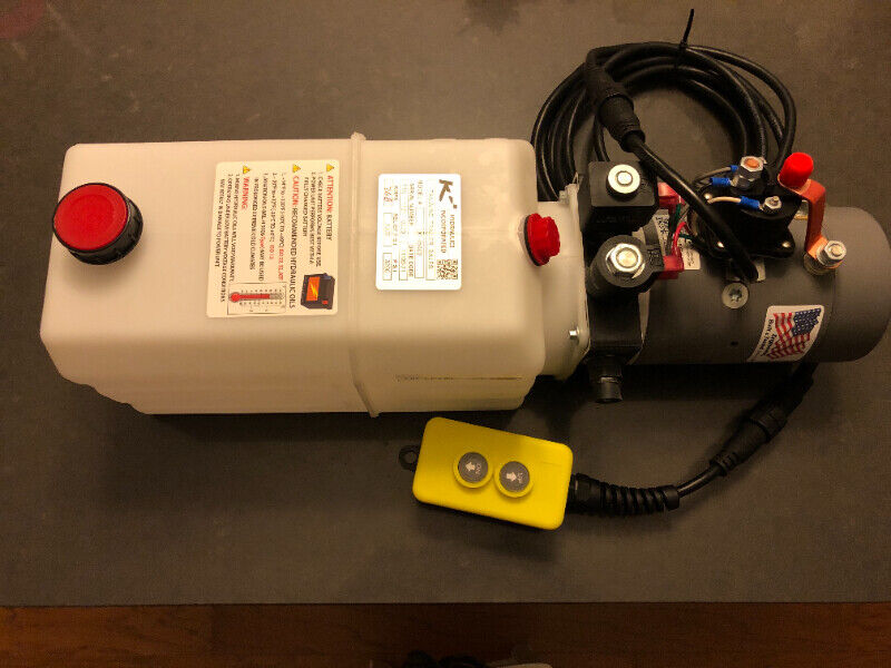 NEW KTI Dump 12v Hydraulic Power Unit Pump, Dump Trailer Cargo & Utility Trailers Saskatoon