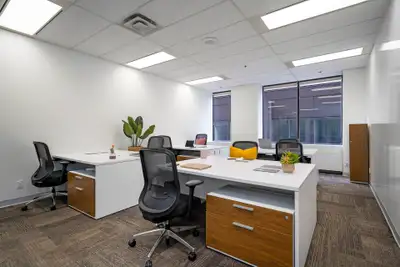 Sign-up Today and Receive 1 Free Month Rent Settle into your new private office in a prime downtown...