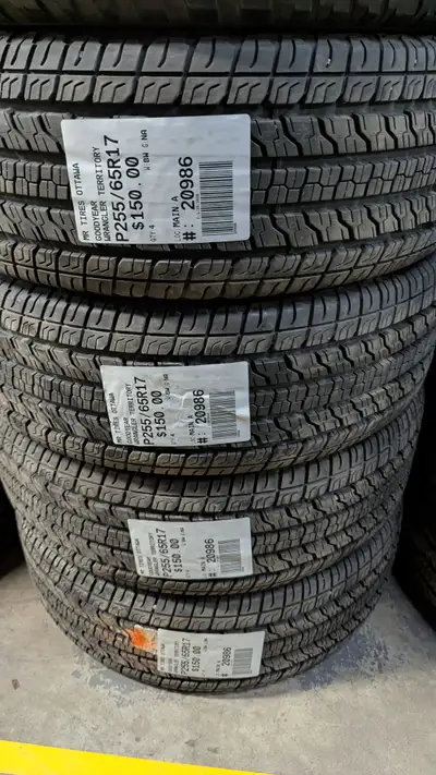 SET OF 4X GOODYEAR WRANGLER TERRITORY TAG # 20986 Size: 255/65/17 255/65/17 Excellent condition Pres...