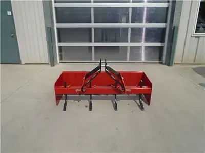 SPRING INTO SUMMER REBATE $150. Cat 1 - 3 Point Hitch, 60 Inch Box Scraper, complete with 4 Scarifie...