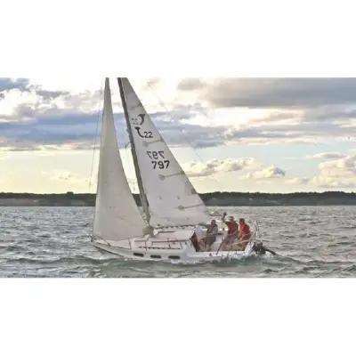 1974 Tanzer 22 Cruising Racing Sailboat 1974 Tanzer 22 Cruising Racing Sailboat L.O.A. 22’ 6in. Beam...