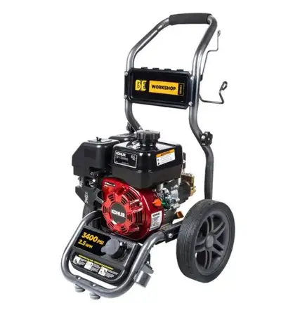 3400 PSI - 2.5 GPM Gas Pressure Washer with KOHLER SH270 Engine and AR Axial Pump PART NUMBER: BE346...