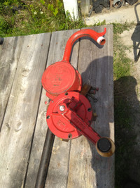 REDUCED TO $40.00  -  Rotary Barrel Pump For Sale