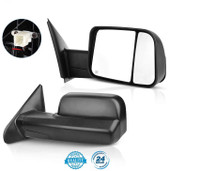 Towing Mirrors Tow Mirrors Replacement Fit For 2002-08 Dodge Ram