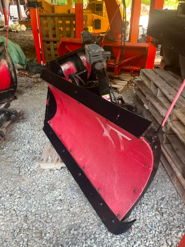 BOSS 9.2 V BLADE PLOWS 2 OF THEM GREAT SHAPE  705 726 9189