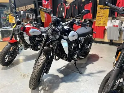 BLOWOUT PRICING Price, plus freight, PDI, fees and taxes. 2024 Ducati Scrambler Icon BlackFUTURE COM...