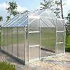 Easy assembly greenhouse aluminium structure water proof