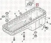 BRAND NEW AFTERMARKET ENGINE OIL PANS FOR CATERPILLAR DETROIT CUMMINS MACK ENGINES PLEASE SUPPLY FUL...