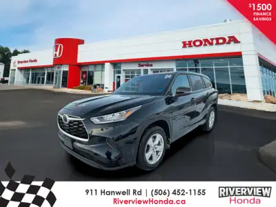 See Dealer Website for Details. Toyota Highlander LE 2024