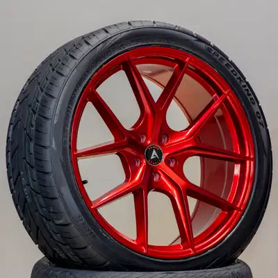NEW 22 inch Armed SNIPER CANDY RED Wheels – ONLY $890/Set!, View more