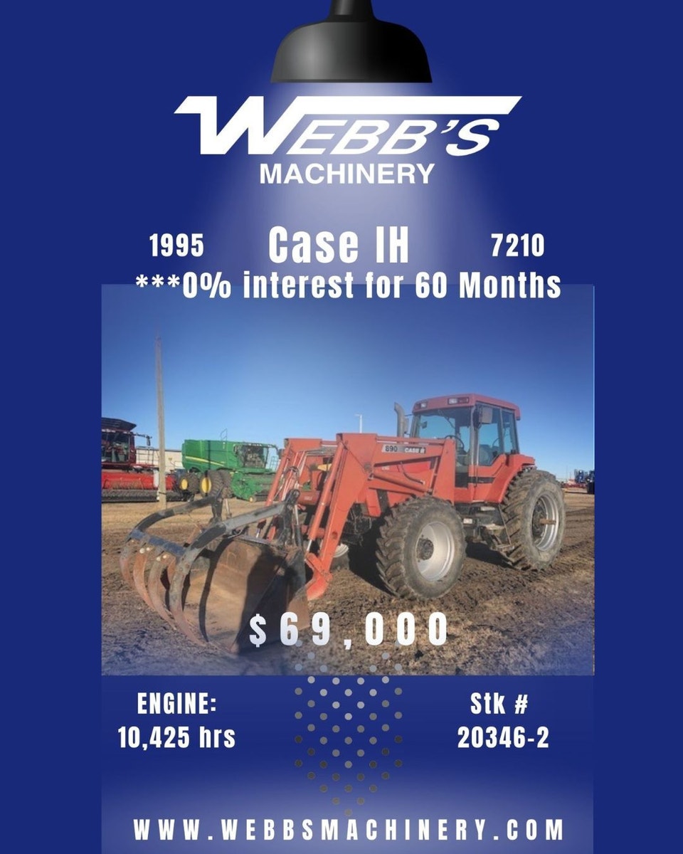 1995 CASE IH 7210 LOADER TRACTOR | Farming Equipment | Strathcona ...