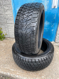 (2) 20" Bridgestone Blizzak Winter Tires - 265/45/20