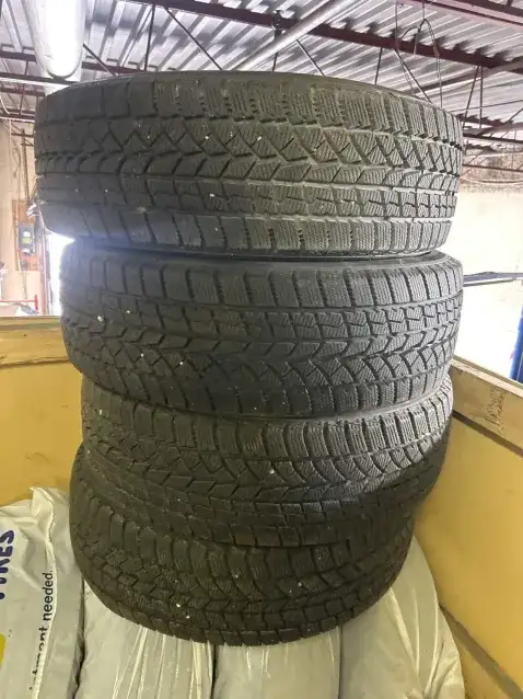 225/65R17 WinterKing Used Winter Tires - Set of 4 in Tires & Rims in City of Toronto - Image 4