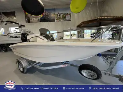 $146/biweekly with taxes down, OAC. 2025 Boston Whaler 130 Super Sport boat for sale in Lakefield, O...