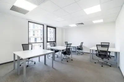 Find an office space for rent that’s configured to support teams of 15 employees and meets all your...