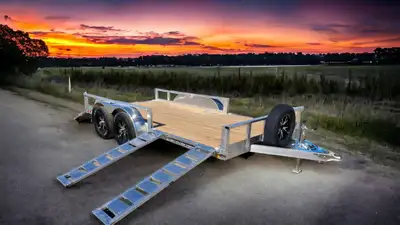 Welcome to Canadian Made Trailers! ALUMINUM UTILITY TRAILER. GREAT FOR ATV SIDE BY SIDE MOTORCYCLE O...