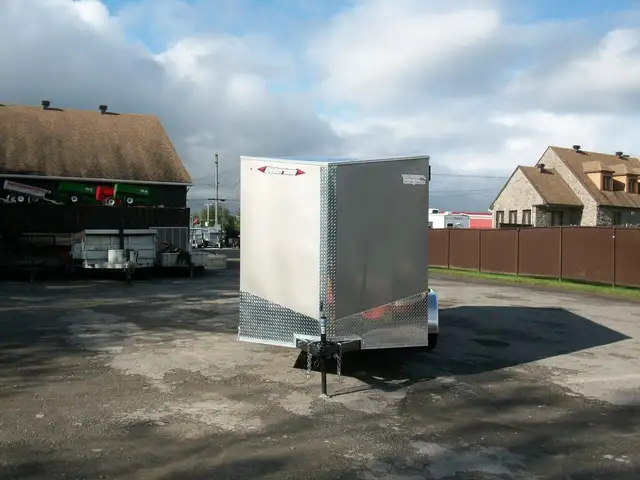 2025 Weberlane CARGO 7'X14' V-NOSE 2 ESSIEUX 6'.6in. HT CONTRACT in Cargo & Utility Trailers in Laval / North Shore - Image 3