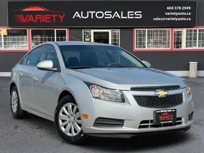 FREE 5000 KM COMPREHENSIVE LUBRICO WARRANTY!! 2011 Chevrolet Cruze LT | Low KM 116,000 | Automatic |...