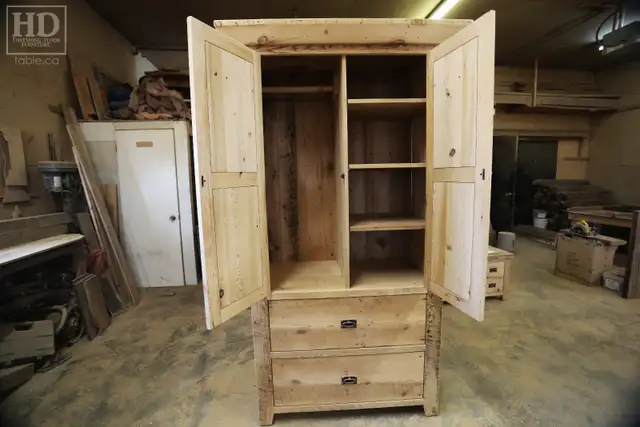 Reclaimed Ontario Barnwood Hutches  / table.ca in Hutches & Display Cabinets in London - Image 7