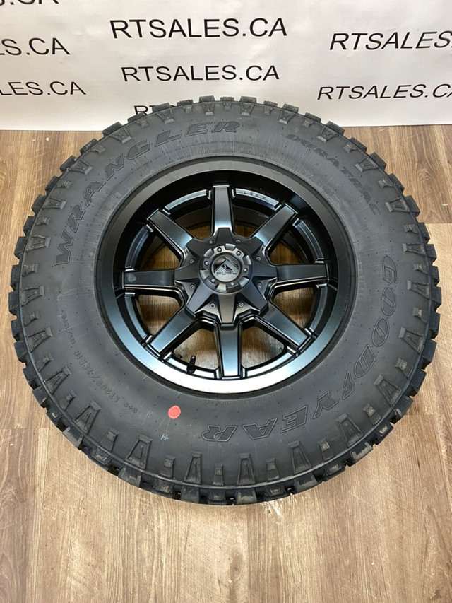 285/75/18 Goodyear Duratrac tires Fuel Rims Ford F250 F350 in Tires & Rims in Saskatoon - Image 2