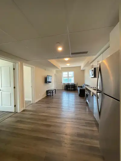 All-inclusive fully furnished room within a three-bedroom apartment with ensuite bathroom in a built...