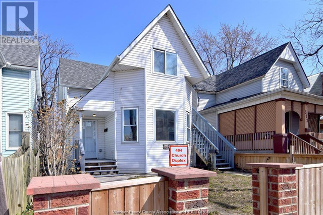 494 CHURCH STREET Windsor, Ontario in Houses for Sale in Windsor Region