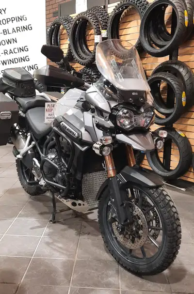 2012 Triumph Tiger 1200 Explorer ABS with 87 709 km’.s. Financing options available. All trades cons...
