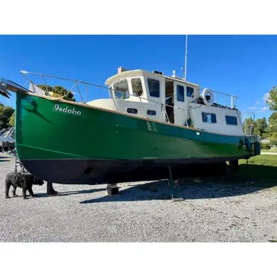 This 31’ MALEO WITTHOLZ 2006 TUGBOAT is for sale in Port Dover, Ontario, Canada. - ESTATE SALE - Des...