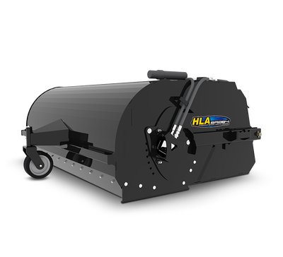 Hydraulic Rotary Pick-up Broom. Ideal for cleaning up parking lots, construction sites, streets, cur...