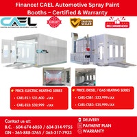 New CAEL Automotive Spray Paint Booths –  Certified &Warranty Richmond Greater Vancouver Area Prévisualiser