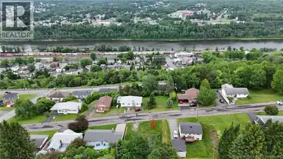 Beautiful building lot in the heart of Edmundston. Build your dream home with the view to match! (id...