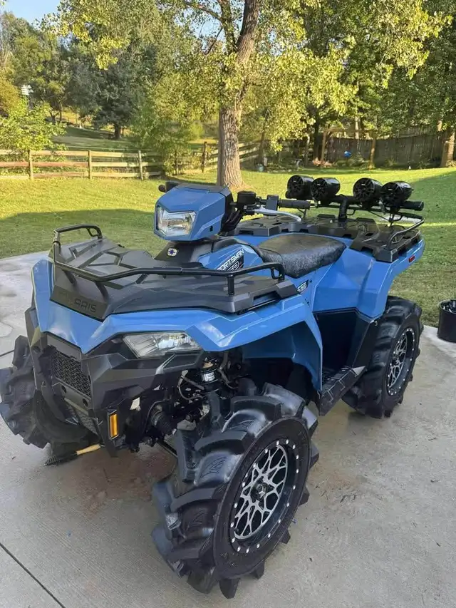 2022 POLARIS SPORTSMAN 450-BLUE! in ATVs in Sudbury - Image 2