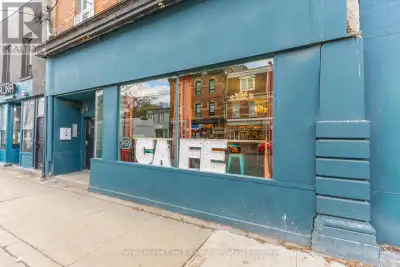 This listing is for the front half of the ground floor at 1267 Queen St W, which will be divided by...