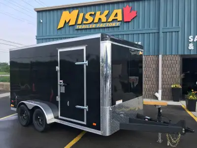 Miska Tradesman Pro Grade Enclosed Trailers - Designed & Warrantied for Commercial Use 7'x14' Trades...