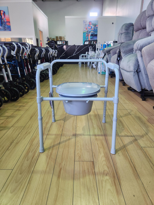 Folding Steel Commode in Health & Special Needs in Burnaby/New Westminster