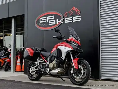 DEMO SALE. 2024 Ducati Multistrada V4 S Travel & Radar Spoked Wheels RedRewrite travel rules Get rea...