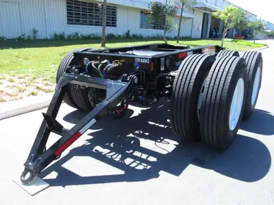 2025 THACO CONVERTER DOLLY TANDEM AIR RIDE Length: 13'5" Width: 102" Suspension: Spring Ride Axle Sp...