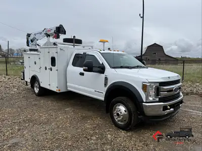 Countryside Fleet 2019 Ford F550 Extended Cab 4x4 Service Truck + 6.7L PowerStroke Diesel + 4x4 W/ A...