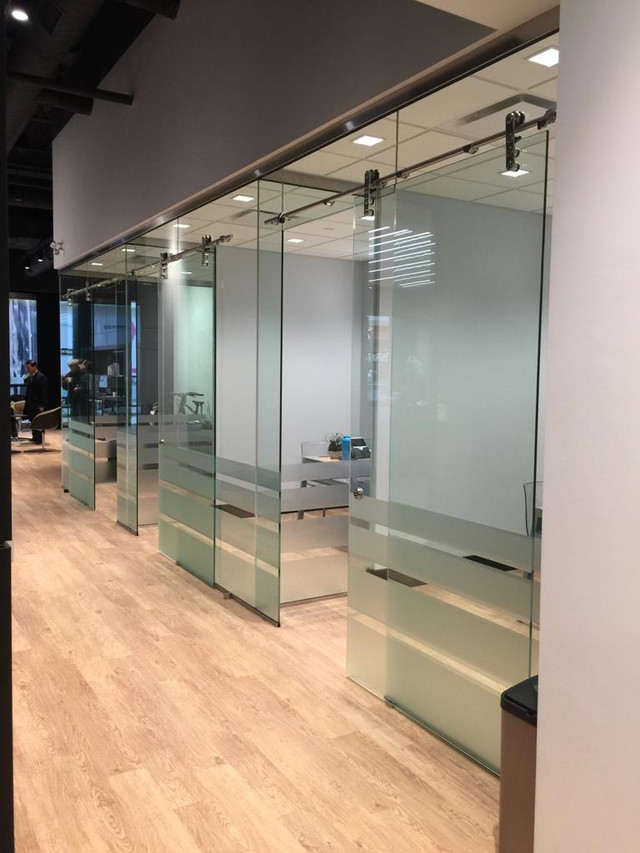 Glass Office Partition & Glass Entrance Doors( Call 6479614328) in Windows, Doors & Trim in City of Toronto - Image 4