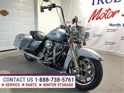 Very cool Nostalgic Canadian Harley at True North Motor Sports has 75,646 km. Barracuda Silver, Milw...