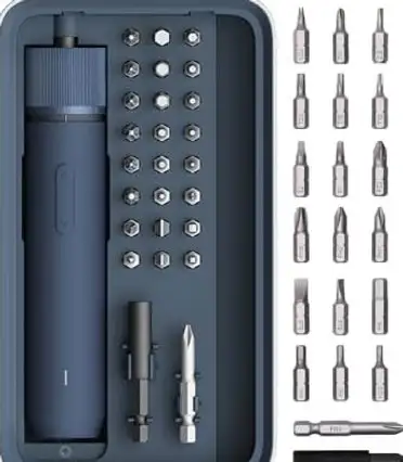 HOTO Rechargeable Electric Screwdriver - 25 S2 Bits, View more