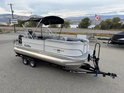 The All New Look 2026 Sun Tracker Party Barge 20 DLX - Best Pontoon Boat $69,995 -$4,000 [ Super Sum...